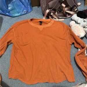 Wild fable orange long sleeve